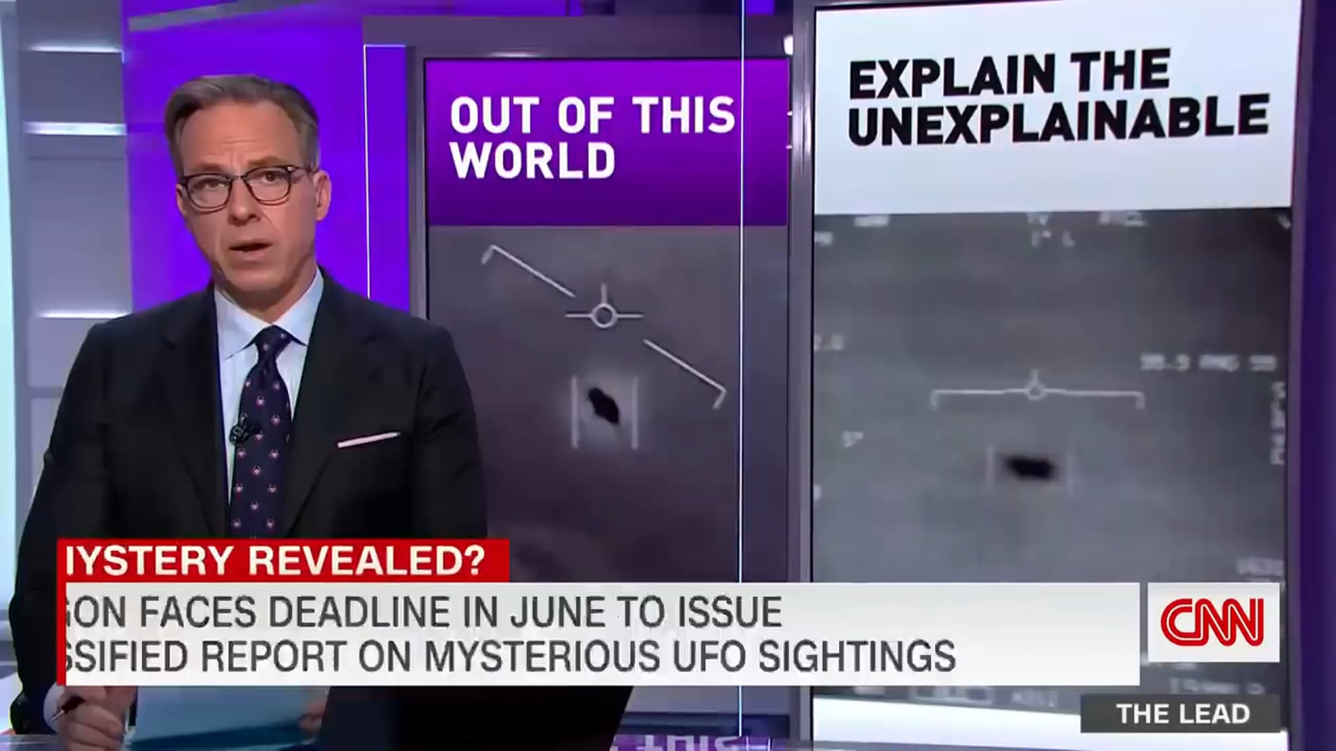 Pentagon faces June deadline to issue unclassified report on UFO sightings.mp4