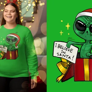 Alien Christmas Sweatshirt