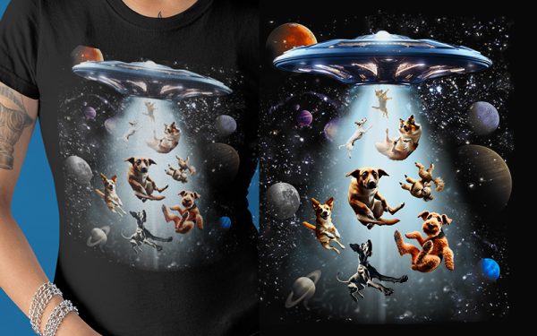 Dogs in Space T-Shirt