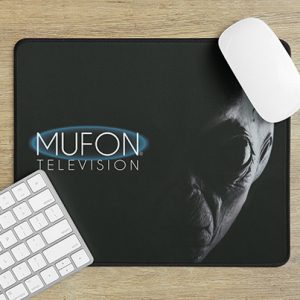 The "MUFON TV ALIEN FACE" Mouse Pad