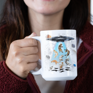 Cats in Space 15 oz Coffee Mug