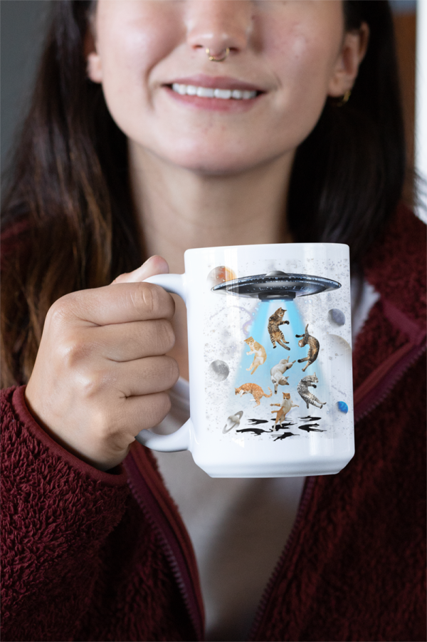 Cats in Space 15 oz Coffee Mug