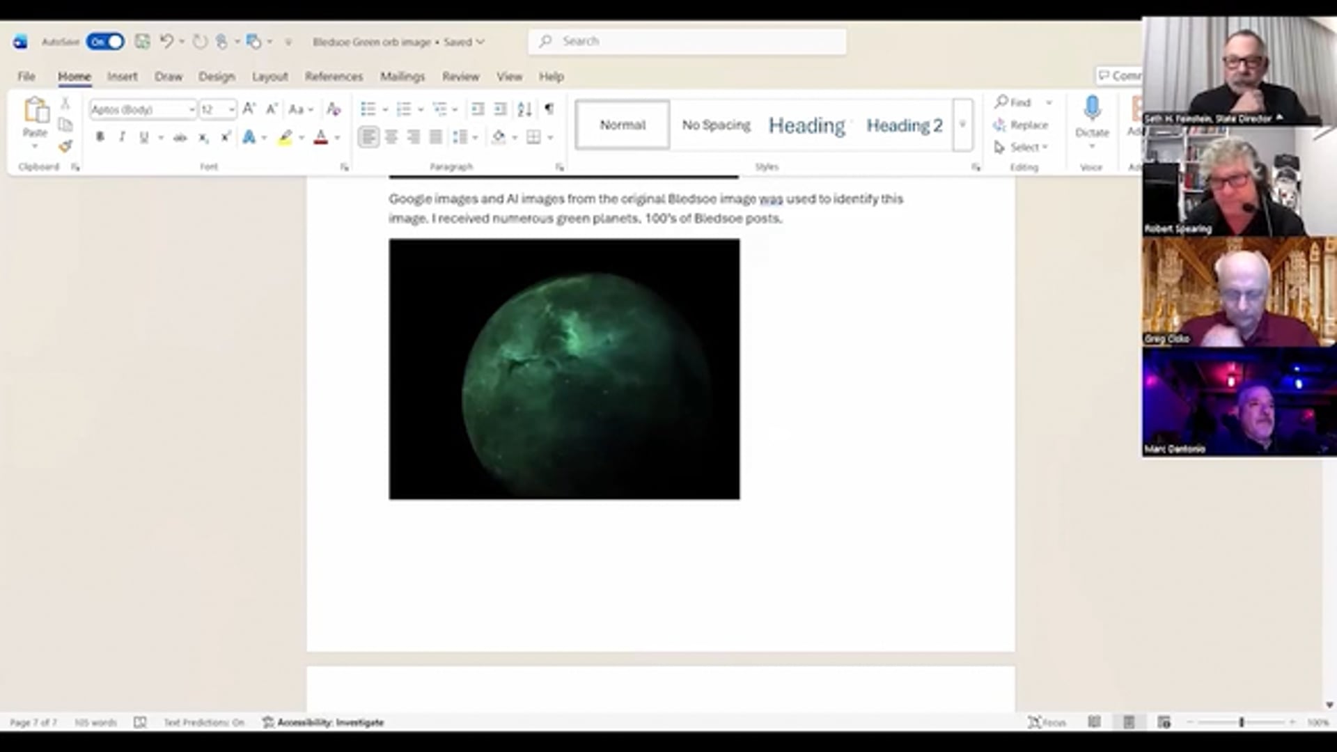 MUFON PRESENTS: The Cris Bledsoe Dec. 15, 2025 Orb Video- An Analysis by MUFON's Photo Analysis Team